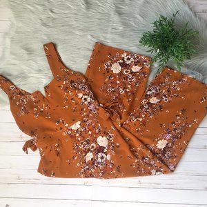 Xhilaration Jumpsuit Floral Size Medium